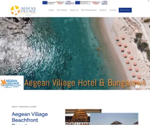 Aegeanvillage.gr(Hotels in Karpathos) Screenshot