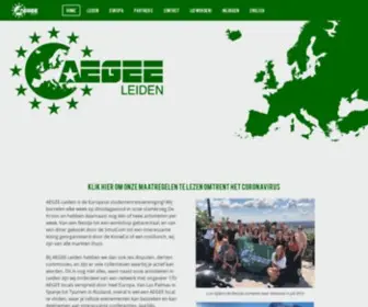 Aegee-Leiden.nl(Studentenvereniging) Screenshot