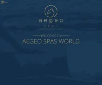 Aegeospas.gr(Aegeo Spas in Greece) Screenshot