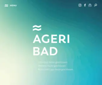 Aegeribad.ch(Das neue Ägeribad ist eröffnet) Screenshot