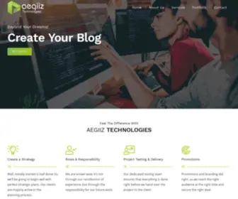 Aegiiz.com(Branding Company in Coimbatore) Screenshot