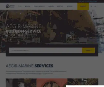 Aegirmarine.com(Aegir marine is the stern tube seal specialist) Screenshot