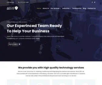 Aegisitsvc.com(Full-Service Information Technology Solutions) Screenshot