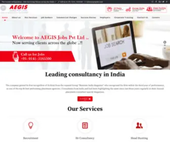 Aegisjobs.com(Job Portal) Screenshot