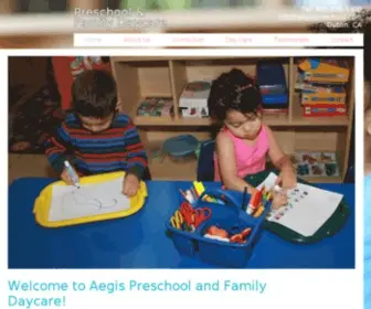 Aegispreschool.com(Family Day Care) Screenshot