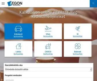 Aegon.hu(Biztosítás online) Screenshot