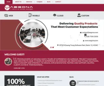 Aegona.com(IT Service & Software Development) Screenshot