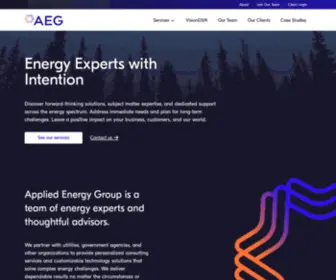 Aegonline.com(Applied Energy Group) Screenshot