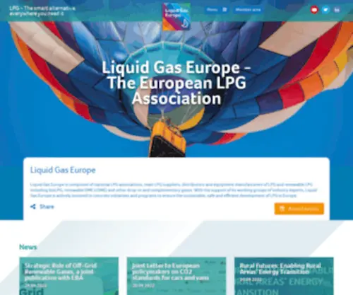 Aegpl.eu(Liquid Gas Europe) Screenshot