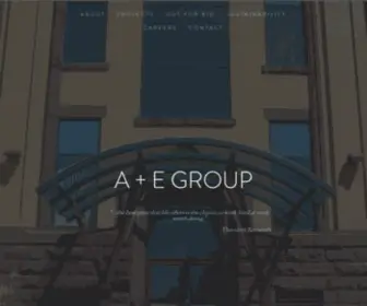 Aegroupinc.net(A+E Group) Screenshot