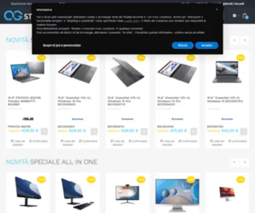 AegStore.it(A&G Store Notebook e Pc Portatili) Screenshot