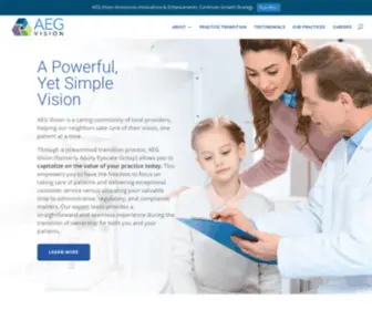 AegVision.com(Aeg vision (formerly acuity eyecare group)) Screenshot