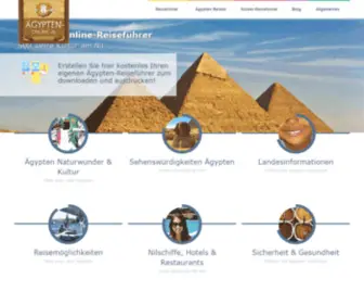 Aegypten-Online.de(Ägypten) Screenshot