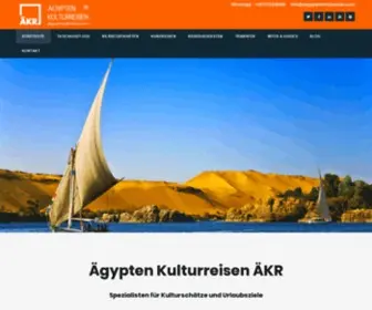 Aegyptenkulturreisen.com(Ägypten) Screenshot