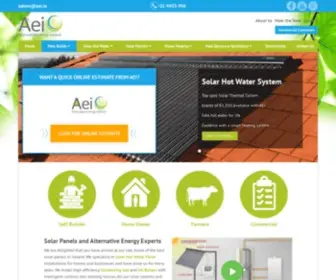 Aei.ie(Solar Panels Ireland) Screenshot