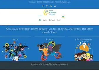 Aei.org.ua(Agency of European Innovations) Screenshot