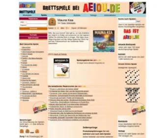 Aeiou.de(Brettspiele, Familienspiele, Gesellschaftsspiele & Kinderspiele) Screenshot
