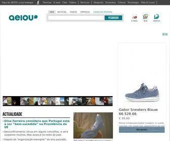 Aeiou.pt(As notícias do dia) Screenshot
