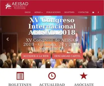 Aeisad.org(Asociación Española de Investigación Social Aplicada al Deporte) Screenshot