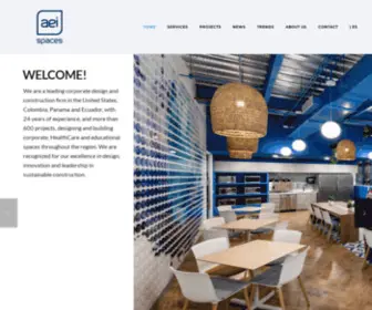 Aeispaces.com(Architecture & Interior design) Screenshot