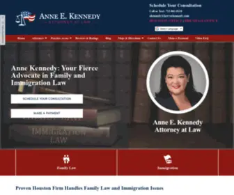 Aek-Law.com(Houston TX Family and Divorce Lawyers) Screenshot