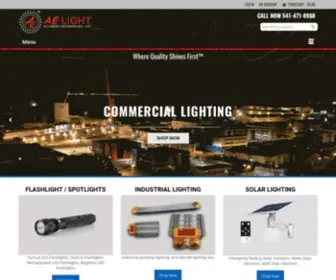 Aelight.com(Industrial Lighting) Screenshot