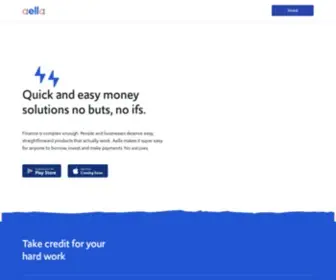 Aellacredit.com(Aella takes the hassle out of Finance) Screenshot
