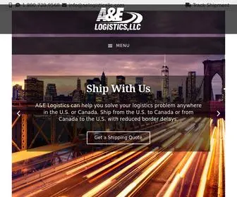 Aelogisticsllc.com(A&E Logistics) Screenshot