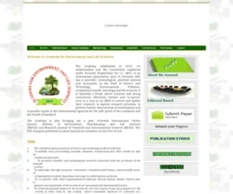 Aelsindia.com(Academy For Environment and Life Sciences (AELS)) Screenshot