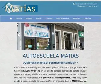 Aematias.com(Autoescuela Matias) Screenshot