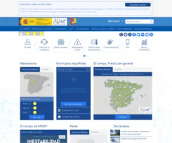 Aemet.es(Agencia Estatal de Meteorología) Screenshot