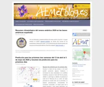Aemetblog.es(Blog de la Agencia Estatal de Meteorología) Screenshot