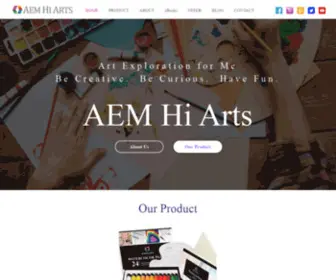 Aemhiarts.com(Art Exploration) Screenshot