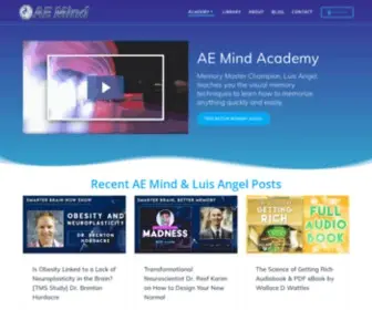 Aemind.com(Visual Memory Techniques by AE Mind // Memory Coach) Screenshot