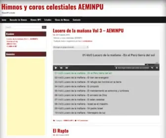 Aeminpuperu.com(Himnos y coros celestiales AEMINPU) Screenshot