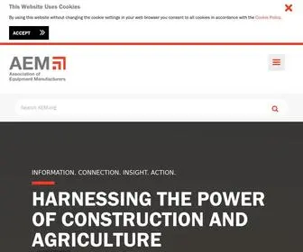 Aem.org(Association of Equipment Manufacturers) Screenshot