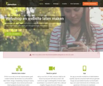 Aemotion.com(Website of webshop laten maken voor goede prijs) Screenshot