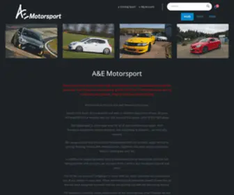 Aemotorsport.co.uk(A&E Motorsport) Screenshot