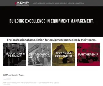 Aemp.org(Association of Equipment Management Professionals (AEMP)) Screenshot