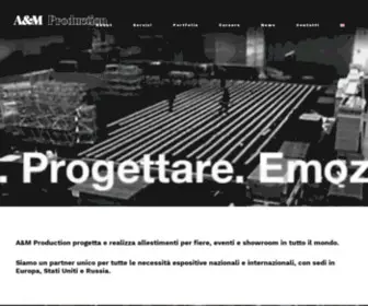 Aemproduction.com(Allestimenti Fieristici ed Eventi) Screenshot