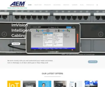 Aemtech.com(Design & Build Data Center) Screenshot