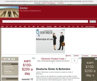 Aemter.org(Deutsche) Screenshot