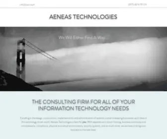 Aeneastech.com(IT Consultant) Screenshot