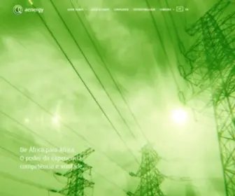 Aenergy.com(Home) Screenshot