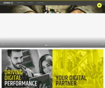 Aenima.agency(Driving digital performance) Screenshot