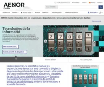 Aenor.cat(Confiança en la marca més valorada) Screenshot