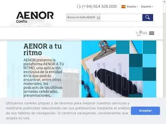 Aenor.com(Confianza en la marca más valorada) Screenshot