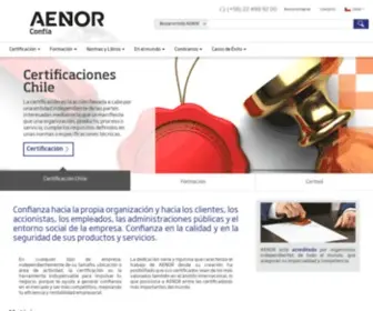 Aenorchile.com(AENOR) Screenshot