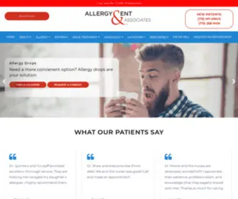 Aentassociates.com(Houston Allergy & Asthma Clinic) Screenshot