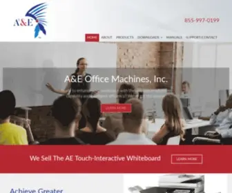 Aeofficemachines.com(Touch Technology) Screenshot